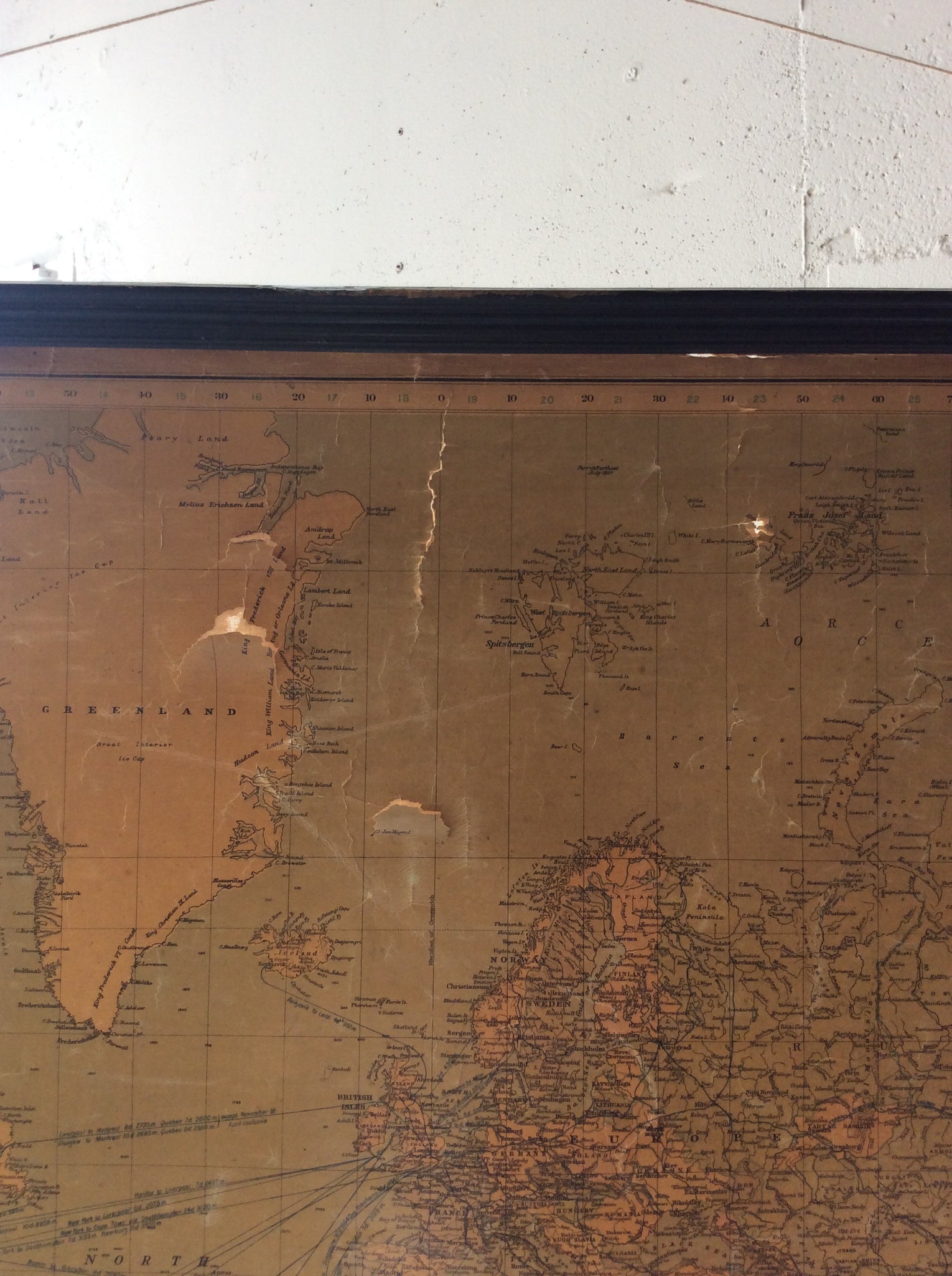 ワールド マップ / old the world map #0194