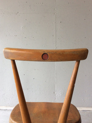 アーコール スタッキング チェア レッド ドット / ercol stacking chair red dot #0157