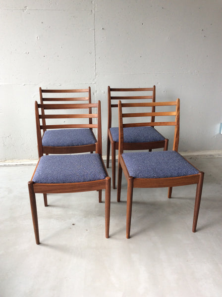 ジープラン フレスコ ダイニング チェア 4脚セット / g-plan fresco dining chairs set of 4 #001 –  SCOUT VINTAGE