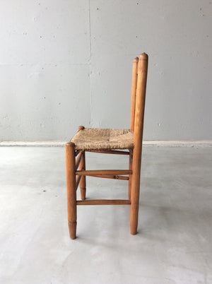 ウィッカー チェア / wicker chair #0078　