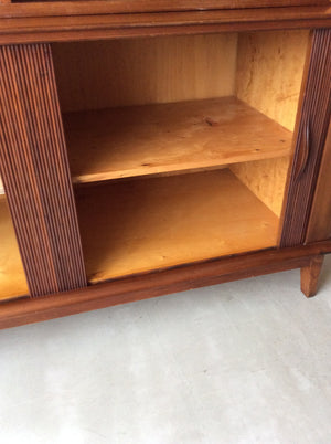 キューバンマホガニー シャッター ブックケースキャビネット / swietenia mahogany shutter bookcase cabinet #0111