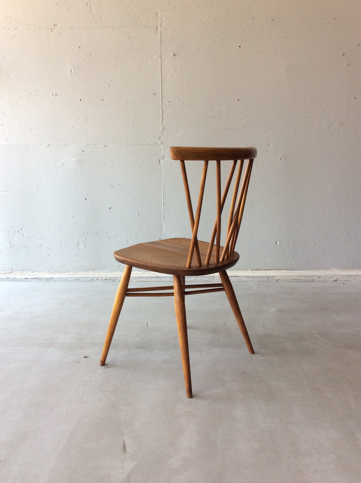 アーコール ウィンザー クロスバック チェア / ercol windsor latticed chair '376'  #0162