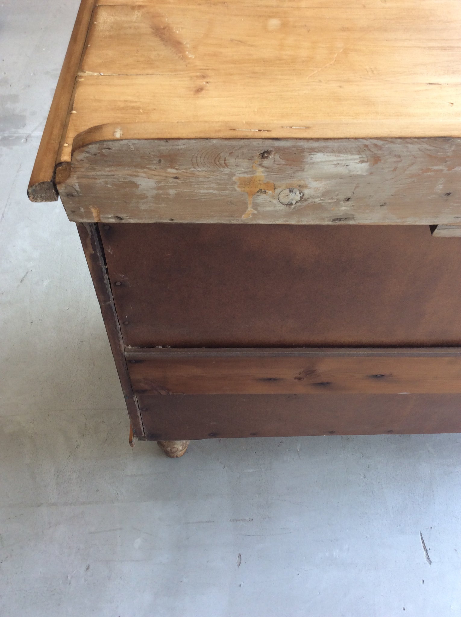 オールド パイン チェスト / old pine chest of drawers #0117