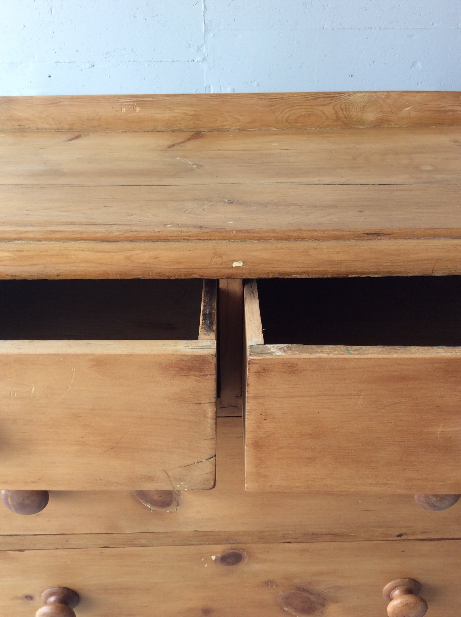 オールド パイン チェスト / old pine chest of drawers #0117