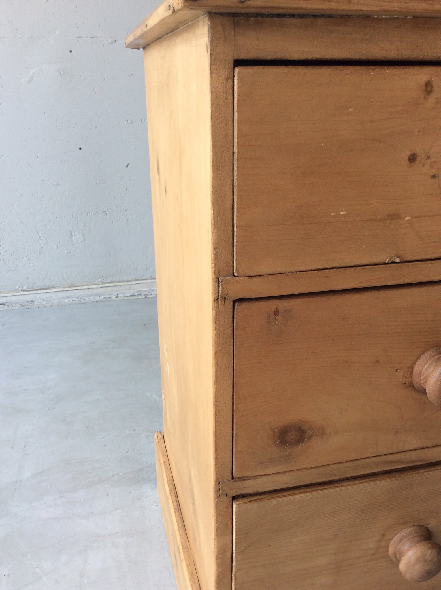 オールド パイン チェスト / old pine chest of drawers  #0118