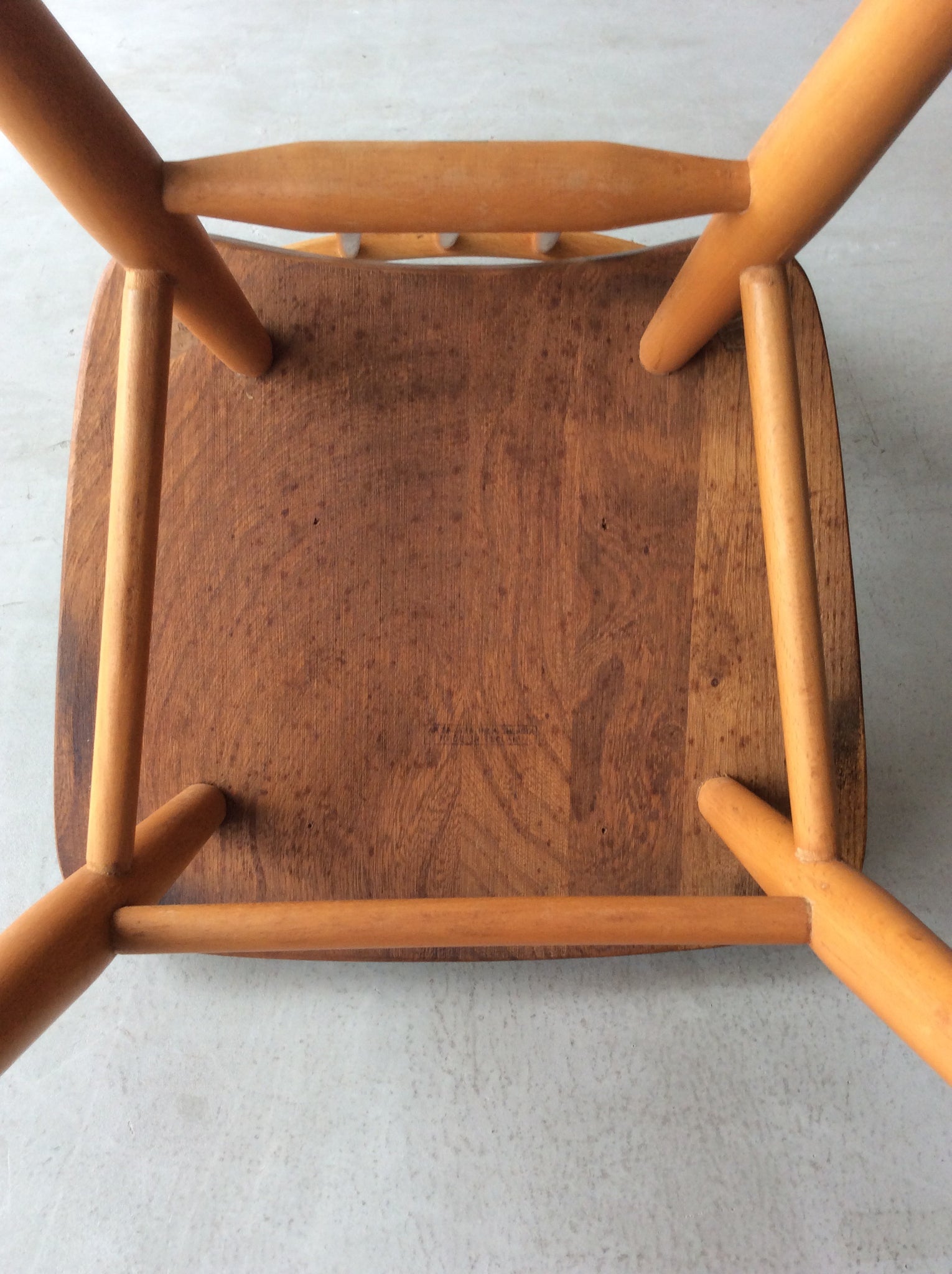 アーコール 'スティックバック' キッチン チェア / ercol 'stickback' kitchen chair '391' #0156